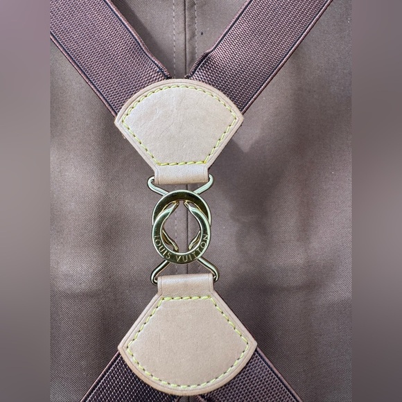 Louis Vuitton Brown and Tan Monogram Suitcase